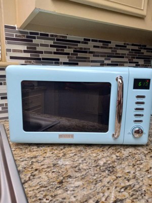 Best Buy: Haden 700-Watt .7 cubic. foot Microwave with Settings and Timer  Turquoise 75031