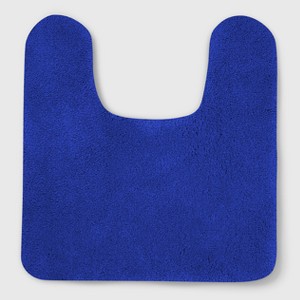 Soft Nylon Solid Contour Bath Rug Bright Blue - Opalhouse