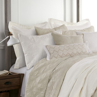 Natural Washed Linen Standard Pillow Cover Set of 2