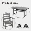 PAGED Outdoor Dining Set Fashionable Patio Dining Set with Armchairs for Terrace, Poolside, Backyard - 2 of 4