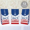 Big Dot of Happiness Stars & Stripes - Patriotic Gift Favor Bags - Party Goodie Boxes - Set of 12 - 2 of 4