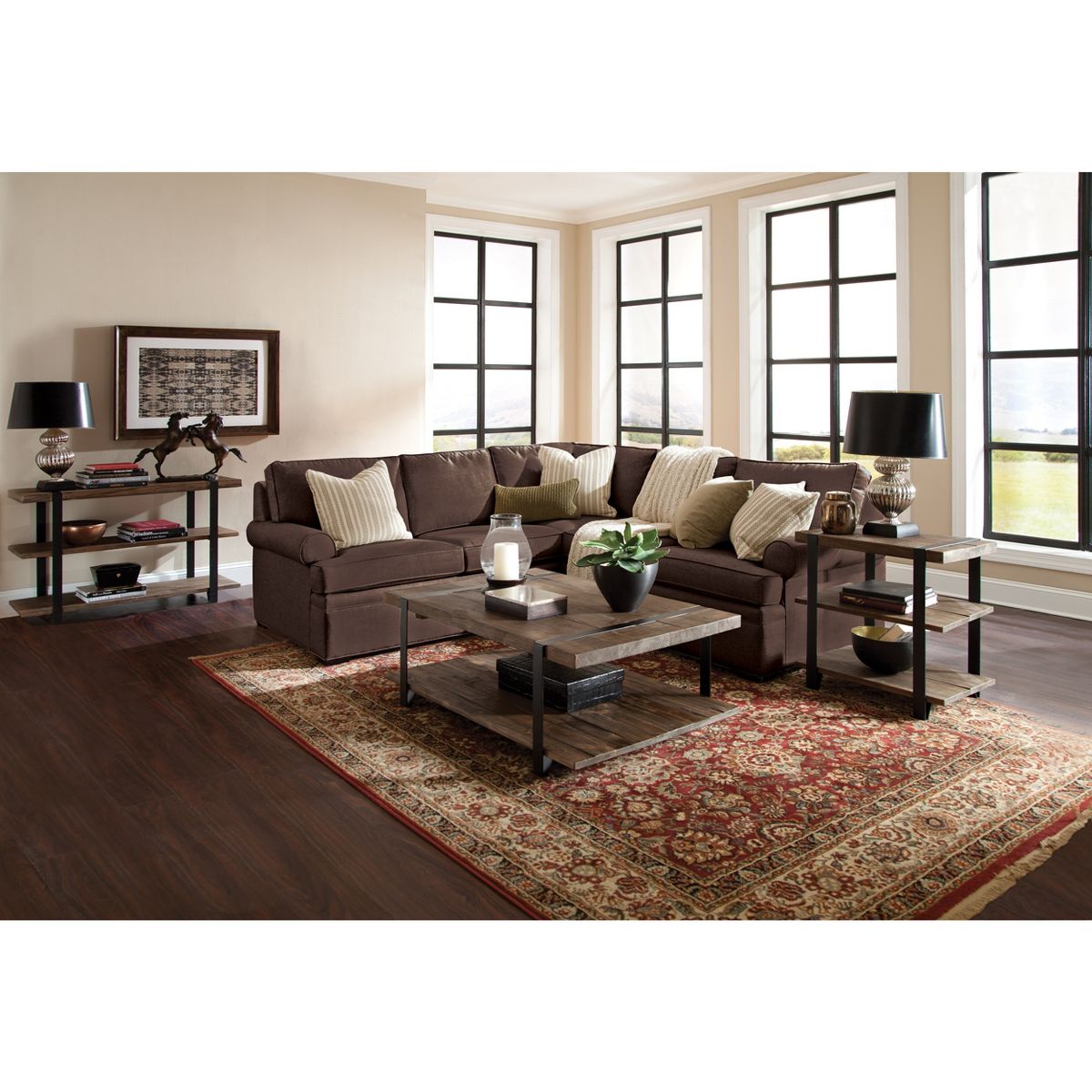Modesto Metal Coffee Table - Alaterre Furniture - thumbnail 6