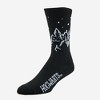 Men's Harry Potter Hogwarts Crew Socks - Black 6-12 - 2 of 2