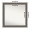Amanti Art Cottage Non-Beveled Wood Framed Bathroom Vanity Wall Mirror - 3 of 4