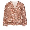 Women's Surplice Zebra Print Blouse Shirt - LASCANA - 2 of 4