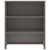 vidaXL Top For Highboard - Light Gray Solid Pine Wood, Engineered Wood 33.5x13.8x39.4 in - 3 of 4