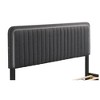 Queen Size Platform Bed Frame with Upholstered Headboard,2 Drawers, Mid Century Modern Upholestery Bed Frame,84" L x 64" W x 48" H Wood - 3 of 4