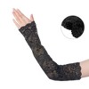 INSPIRE CHIC Women's Lace Fingerless Arm Sleeves 1 Pair - 3 of 4