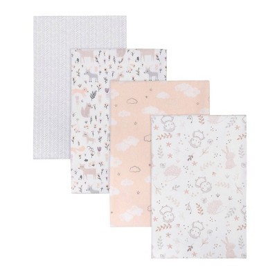 Trend Lab Woodland Flannel Receiving Blankets - 4pk
