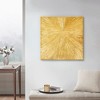 PAGED 30"x30" Metallic Sunburst Framed Wall Art for Living Room,Textured Resin Abstract Wall Decor for Bedroom,Hand Painted Dimensional Resin Wall Art - 4 of 4