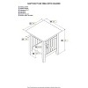 AFI Furnishings Nantucket End Table Set of 2 with Charger AG - 2 of 4