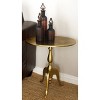 Modern Tripod Accent Table Gold - Olivia & May: Round, Indoor Use, Some Assembly Required - 2 of 3