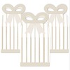 Big Dot of Happiness Tan Stripes - Square Favor Gift Boxes - Simple Party Bow Boxes - Set of 12 - 2 of 4
