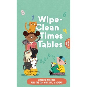 Wipe Clean Times Tables - by  Little Genius Books (Board Book) - 1 of 1