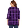 Catherines Women's Plus Size Petite Easy Fit 3/4-Sleeve V-Neck Tunic - 3 of 4