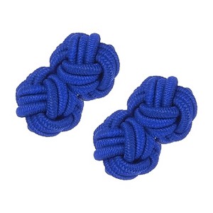 Unique Bargains Elastic Fabric Silk Knot Cufflinks for Men - 1 of 4