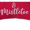 C&F Home Martini's & Mistletoe Small Petite Throw Pillow - 3 of 4