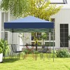 Tangkula Patio 6.6 x 6.6ft Outdoor Pop-up Canopy Tent UPF 50+ Portable Sun Shelter - 2 of 4
