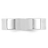 Black Bow Jewelry 6mm 14K White or Yellow Gold Flat Comfort Fit Band - 3 of 4
