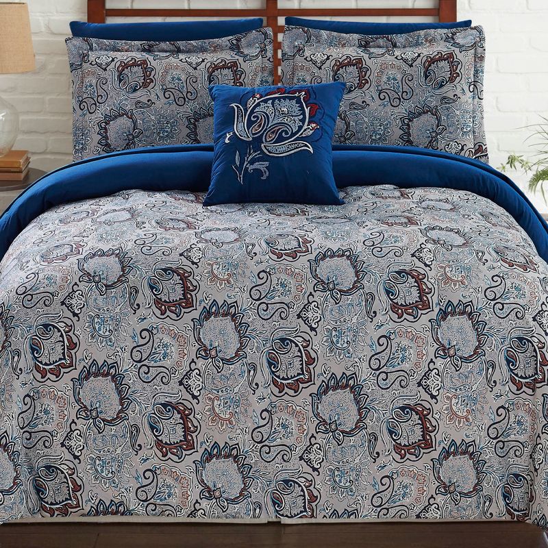 Modern Threads Printed Reversible Complete Bed Set Corsicana., 2 of 6