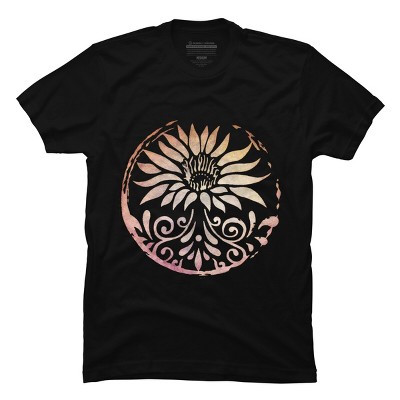 Men's Design By Humans Lotus By Jasdogg T-Shirt
