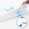 Aoibox Waterproof Zippered Mattress Protector Queen Size 6-Side Encasement Deep Pocket High-Quality Zipper Easy Care - 3 of 4