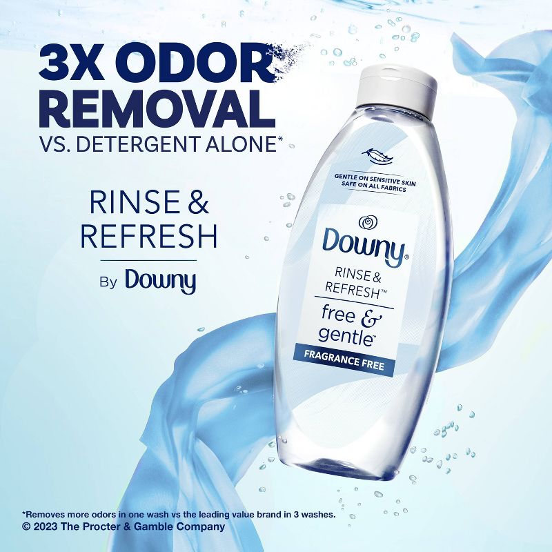Downy Rinse Free &#38; Gentle Laundry Additive - 48oz, 4 of 12