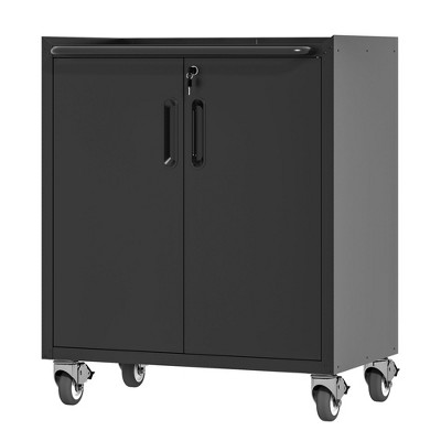 NicBex 29.53 Inch Modern 2-Door File Cabinet with Adjustable Shelves for Garage,Home,Office