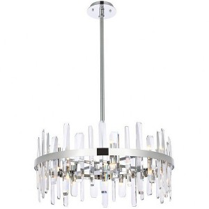 Elegant Lighting Serena 14 - Light Pendant in  Chrome - 1 of 4