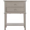 Gulches Contemporary Nightstand with Open Shelf, Easy Assembly & Durable Construction, Modern Design for Any Decor - 2 of 3