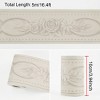 Unique Bargains Self Sticker Peony Pattern Wall Paper Border for Kitchen Bedroom Decor - 2 of 4