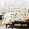 Deny Designs 3pc Full/Queen Iveta Abolina Peacock Garden Cream Duvet and Sham Set - 3 of 4