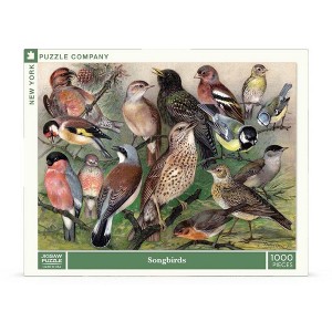 New York Puzzle Company Songbirds 1000 Piece Puzzle - 1 of 4