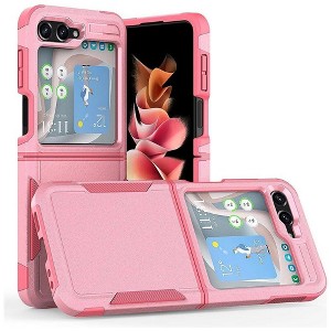 Entronix Case Compatible with Galaxy Z Flip 6 - Soft-Touch Dual-Layer Sleek Cover - 1 of 4