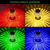 Artloge 3 Colors 9'' Solar Panel Dimmable Nightstand Desk Lamp Rattan Table Lights Outdoor Indoor - 4 of 4