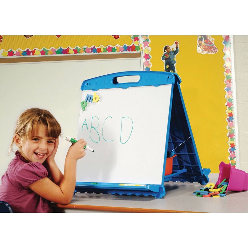 Copernicus Tabletop Easel with Dry Erase Boards, Pocket Chart &#38; Storage Tubs, 5 of 8