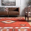 Nuloom Hand Tufted Shyla Area Rug, 8' 6" x 11' 6", Wine - 4 of 4