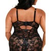 Adore Me Women's Brielle Babydoll Lingerie - 4 of 4