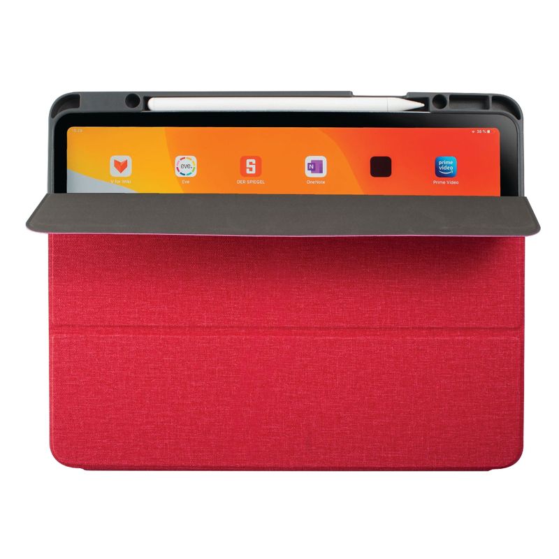 Insten - Soft TPU Tablet Case For iPad Pro 12.9" 2020, Multifold Stand, Magnetic Cover Auto Sleep/Wake, Pencil Charging, Red, 5 of 10
