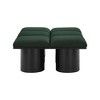 Meridian Furniture,Pavilion Boucle Fabric Bench - 3 of 4