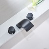 BWE 8 in. Widespread 2-Handle Bathroom Faucet With Led Light And Pop Up Drain - 3 of 4
