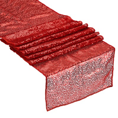 Unique Bargains Party Birthday Party Long Shining Decoration Flexible Cutting Table Runner 1 Pc