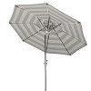 UV Resistant Iris Fashion Line 9Ft Auto Tilt Umbrella - PAT8004 - Safavieh - 4 of 4