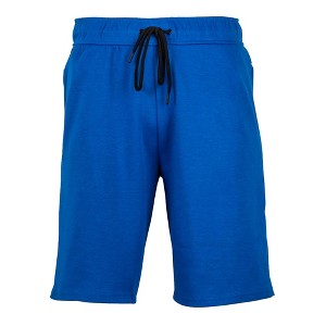 Galaxy By Harvic Women's Loose Fit Tech Fleece Performance Shorts With Heat Seal Zipper Pocket - 1 of 3