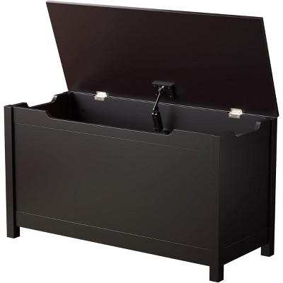 Wooden Toy Box Storage With Safety Hinge, Lid Storage Bench For Bedroom Living Room Playroom Boys & Girls, Toddlers Toy Storage Chest