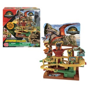 Epoch Games Jurassic World Rebirth Adventure Challenge -Tabletop Action Maze Game with Obstacles & Controls -1-Player Dinosaur Game for Kids Ages 4+ - 1 of 4
