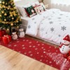 Christmas Area Rug, Christmas Tree Print Throw Carpet with Non Slip Backing, Low Pile Stain Resistant Floor Carpet for Living Room, Bedroom - 2 of 4