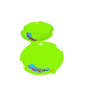 Emsco ESP 26" Snow Caterpillar Linkable Disc Sled 2pk in - Neon Lime - 1 of 1