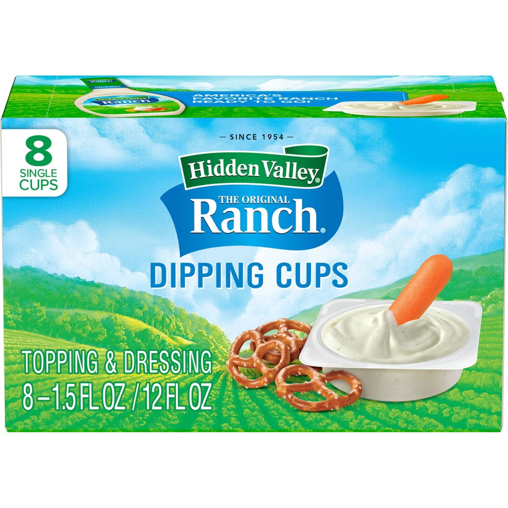 UPC 071100211573 product image for Hidden Valley Original Ranch Salad Dressing To Go Cups - 12fl oz/8pk | upcitemdb.com