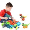 MOVSSOU Dinosaur Toys Take Apart Stem Drill Building Construction - 4 of 4
